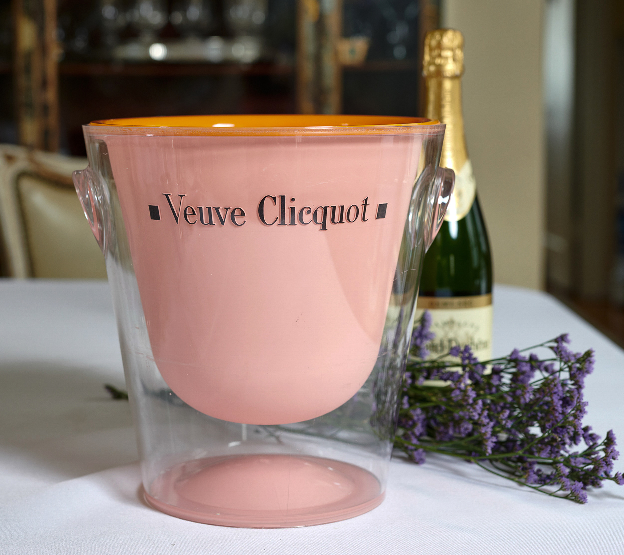 clicquot champagne holder